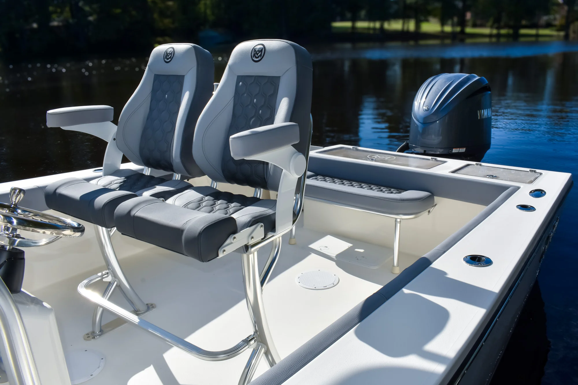 MayCraft boat underway